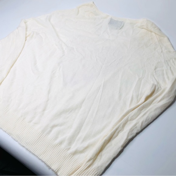 Wildfox White Label Angora Cream Sweatern Sequin Red Heart Valentine Love, Large - Picture 11 of 13